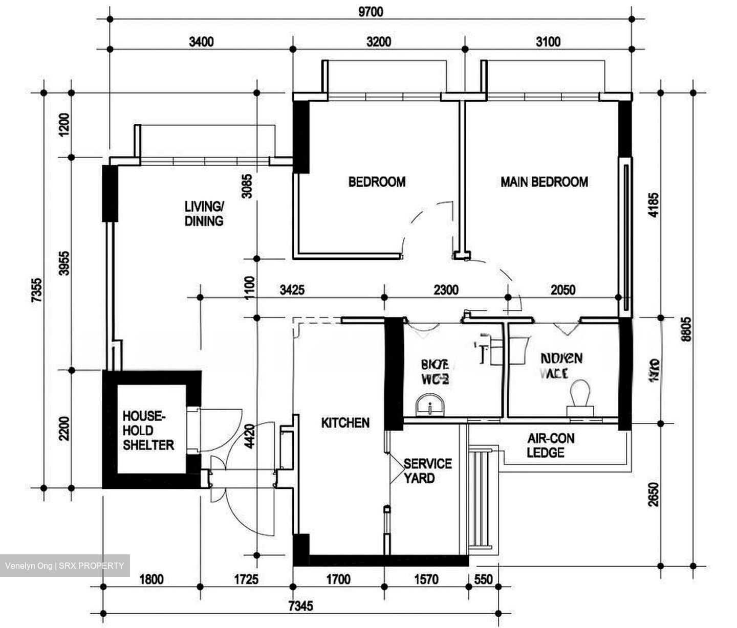 Blk 108A Alkaff Oasis (Toa Payoh), HDB 3 Rooms #624592521